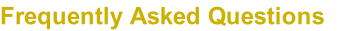 Frequently Asked Questions